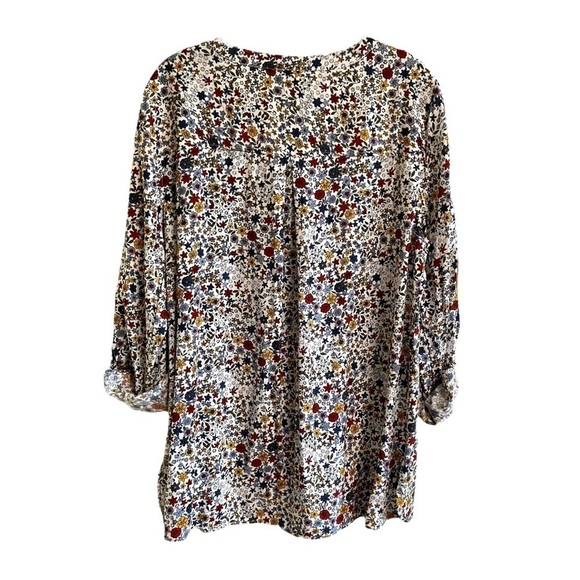 JANE & DELANCEY, DELIGHTFUL, BUTTON DOWN, TUNIC TOP. SIZE M - Picture 6 of 7